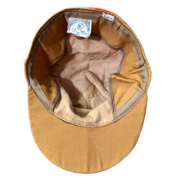 Vintage Dri-Duck Hunting Hat Mens M Used Ear Flaps Safety Orange Fold Over Rever - Picture 3 of 10